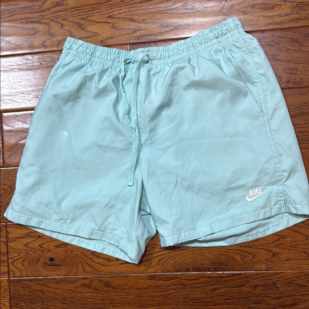 Nike Blue Athletic Shorts Lightweight Quick-Drying